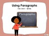 Using Paragraphs - Year 4 and 5 Teaching Resources (slide 1/37)